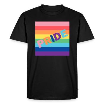 Orgueil - T-shirt Premium bio Homme - noir - Devant - Nico (187cm)