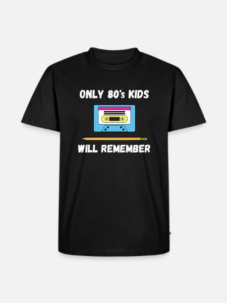 Cassette stylo - T-shirt Premium bio Homme - noir
