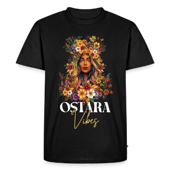 Ostara Vibes Happy Easter Ostara Blessings - Men's Premium Organic T-Shirt - black - Front - Nico (187cm)
