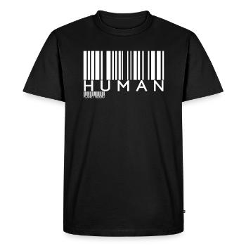 Humain Nibiru Humain OVNI Anciens astronautes - T-shirt Premium bio Homme - noir - Devant - Nico (187cm)