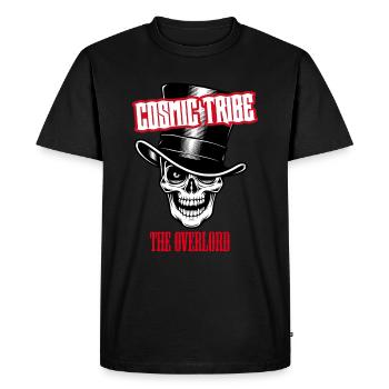 COSMIC TRIBE - The Overlord - Männer Premium Bio T-Shirt - Schwarz - Vorne - Nico (187cm)