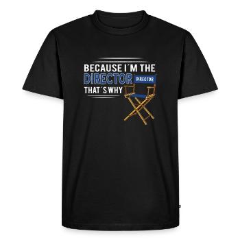 scénariste producteur acteur réalisateur cinéaste - T-shirt Premium bio Homme - noir - Devant - Nico (187cm)