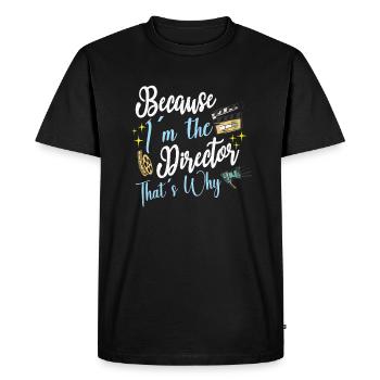scénariste producteur acteur réalisateur cinéaste - T-shirt Premium bio Homme - noir - Devant - Nico (187cm)