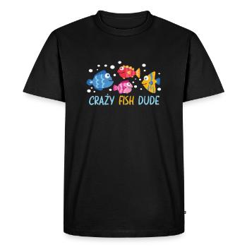 Aquaristic Aquarium Keeper Fishkeeper Eau salée - T-shirt Premium bio Homme - noir - Devant - Nico (187cm)