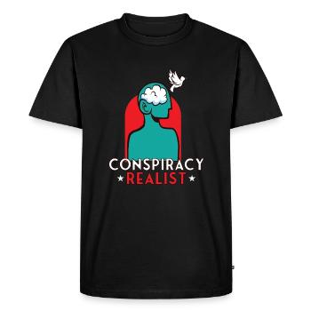 Conspiracy Theories Conspiracy Theorist Freemason - Men's Premium Organic T-Shirt - black - Front - Nico (187cm)
