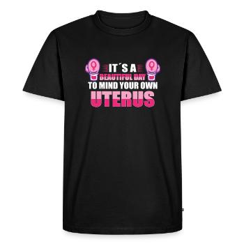 Feminism Women's Power Pro-choice Pro Abortion - Men's Premium Organic T-Shirt - black - Front - Nico (187cm)