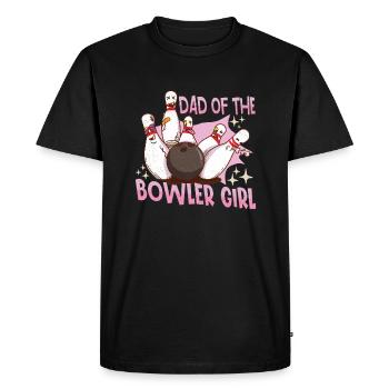 Drôle bowling Team Bowler Strike Idée cadeau - T-shirt Premium bio Homme - noir - Devant - Nico (187cm)