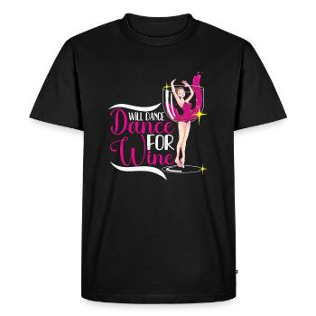Ballet Ballerina Dance Dancer Dancing Ballet Gift - Men's Premium Organic T-Shirt - black - Front - Nico (187cm)