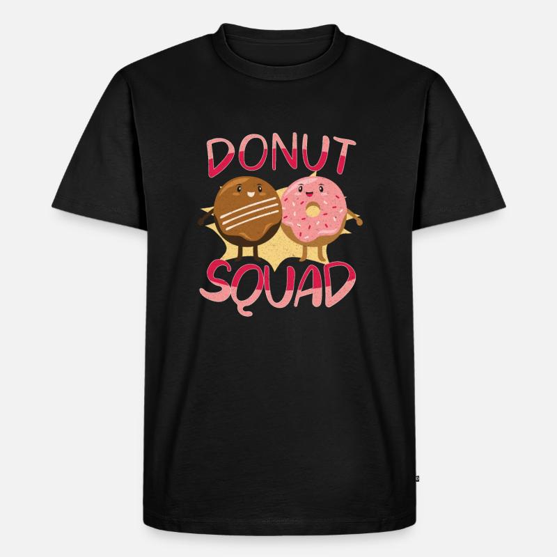 Donut Doughnut Baking Cake Baker - Männer Premium Bio T-Shirt - Schwarz