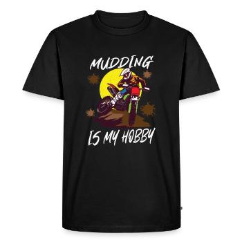 Dirt Bike Dirt Bike Riding Motocross Dirt Bikeing - T-shirt Premium bio Homme - noir - Devant - Nico (187cm)