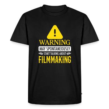 scénariste producteur acteur réalisateur cinéaste - T-shirt Premium bio Homme - noir - Devant - Nico (187cm)