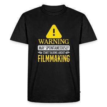 scénariste producteur acteur réalisateur cinéaste - T-shirt Premium bio Homme - noir - Devant - Nico (187cm)