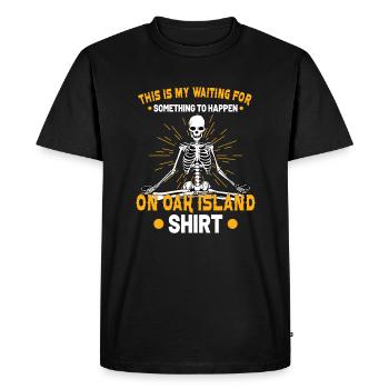 Oak Island Chasse au trésor Secret de Oak Island - T-shirt Premium bio Homme - noir - Devant - Nico (187cm)