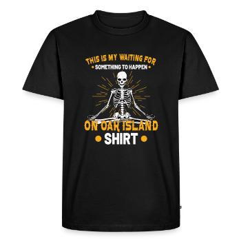 Oak Island Chasse au trésor Secret de Oak Island - T-shirt Premium bio Homme - noir - Devant - Nico (187cm)