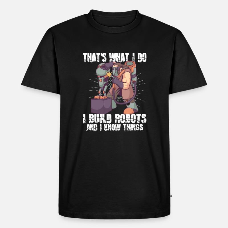 Robotics Machine Learning Engineer - Men's Premium Organic T-Shirt - black