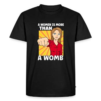 Feminism Women's Power Pro-choice Pro Abortion - Men's Premium Organic T-Shirt - black - Front - Nico (187cm)