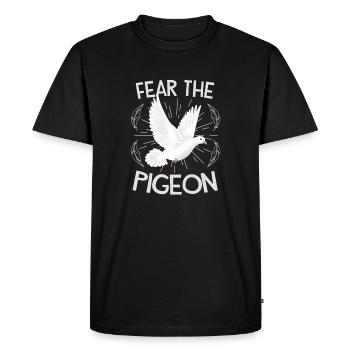 Pigeon Pigeon Racing Pigeon Racer Pigeon Keeper - T-shirt Premium bio Homme - noir - Devant - Nico (187cm)