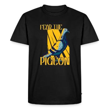 Pigeon Pigeon Racing Pigeon Racer Pigeon Keeper - T-shirt Premium bio Homme - noir - Devant - Nico (187cm)