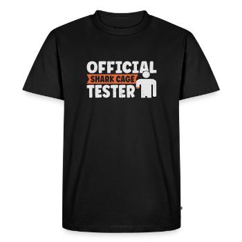 Amputation de l’amputation du bras de la main requise - T-shirt Premium bio Homme - noir - Devant - Nico (187cm)