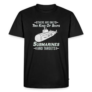 Submariner Définition Sous-marin Vétéran Cadeau - T-shirt Premium bio Homme - noir - Devant - Nico (187cm)