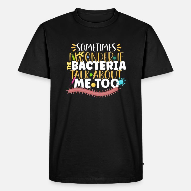 Microbiologist Microbiology Lab Staph Biology - Männer Premium Bio T-Shirt - Schwarz