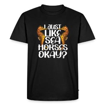 Jollier - T-shirt Premium bio Homme - noir - Devant - Nico (187cm)