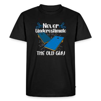 Cornhole Throwing Cornhole joueur Amoureux de Cornhole - T-shirt Premium bio Homme - noir - Devant - Nico (187cm)