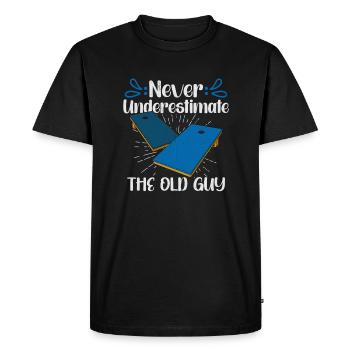 Cornhole Throwing Cornhole joueur Amoureux de Cornhole - T-shirt Premium bio Homme - noir - Devant - Nico (187cm)