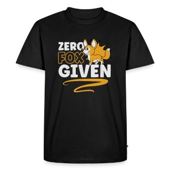 Fox lovers Foxes Love red fox Cuter - Men's Premium Organic T-Shirt - black - Front - Nico (187cm)