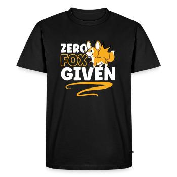 Fox lovers Foxes Love red fox Cuter - Men's Premium Organic T-Shirt - black - Front - Nico (187cm)