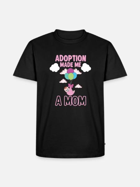 Funny Adoption Adoption Day Gifts - Men's Premium Organic T-Shirt - black