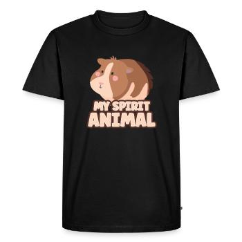 Idée cadeau de pomme de terre à fourrure pour les amateurs de cochon d’Inde - T-shirt Premium bio Homme - noir - Devant - Nico (187cm)