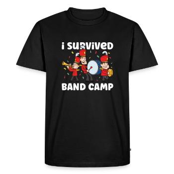 Fanfare Clarinettiste École de musique de répétition - T-shirt Premium bio Homme - noir - Devant - Nico (187cm)