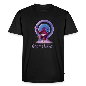 Halloween Sorcière Gnomes Gnome Lover Drôle Gnome - T-shirt Premium bio Homme - noir - Devant - Nico (187cm)