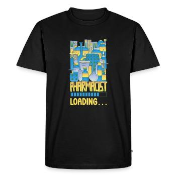 Drôle de pharmacien-pharmacie-technicien-pharmacie - T-shirt Premium bio Homme - noir - Devant - Nico (187cm)