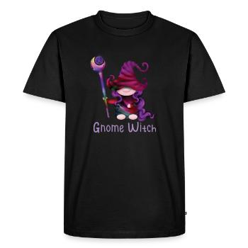 Halloween Sorcière Gnomes Gnome Lover Drôle Gnome - T-shirt Premium bio Homme - noir - Devant - Nico (187cm)