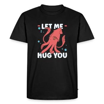 Octopus-lover-octopus Funny - Men's Premium Organic T-Shirt - black - Front - Nico (187cm)
