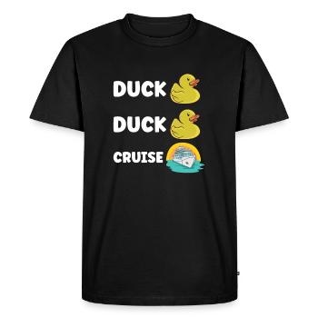 Boating Boat Captain Cruise Ship - Men's Premium Organic T-Shirt - black - Front - Nico (187cm)