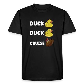 Boating Boat Captain Cruise Ship - Men's Premium Organic T-Shirt - black - Front - Nico (187cm)