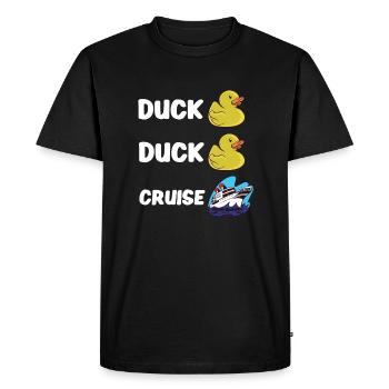 Boating Boat Captain Cruise Ship - Men's Premium Organic T-Shirt - black - Front - Nico (187cm)