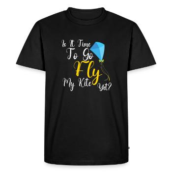 Kite Flying Kite Fan pour les amateurs de vol Fite - T-shirt Premium bio Homme - noir - Devant - Nico (187cm)