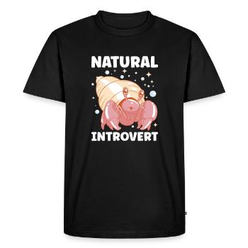Hermit Crab Crabbing Crab Whisperer Crab Hunting - Men's Premium Organic T-Shirt - black - Front - Nico (187cm)