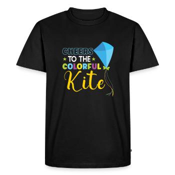 Kite Flying Kite Fan pour les amateurs de vol Fite - T-shirt Premium bio Homme - noir - Devant - Nico (187cm)