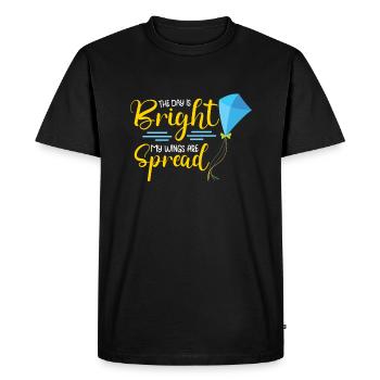 Kite Flying Kite Fan pour les amateurs de vol Fite - T-shirt Premium bio Homme - noir - Devant - Nico (187cm)