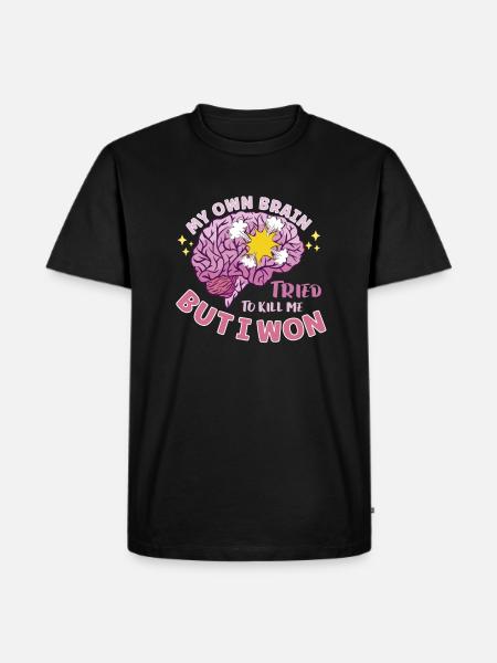 Stroke Survivor Stroke Consciousness - Men's Premium Organic T-Shirt - black