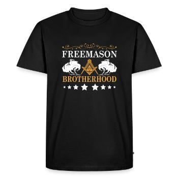 Conspiracy theories Conspiracy theorists - Men's Premium Organic T-Shirt - black - Front - Nico (187cm)