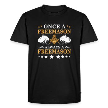 Conspiracy theories Conspiracy theorists - Men's Premium Organic T-Shirt - black - Front - Nico (187cm)