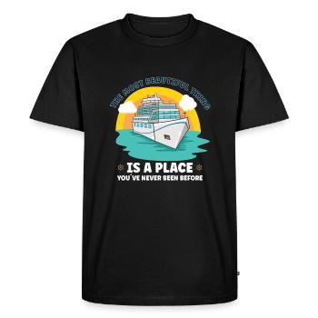 Boating Boat Captain Cruise Ship - Men's Premium Organic T-Shirt - black - Front - Nico (187cm)