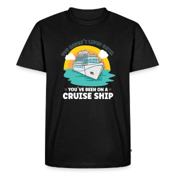 Boating Boat Captain Cruise Ship - Men's Premium Organic T-Shirt - black - Front - Nico (187cm)