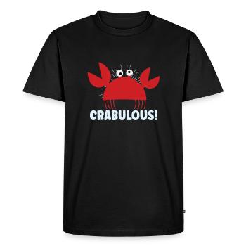 Crab Crab Shrimp Whisperer Crab Hunting Fisherman - Men's Premium Organic T-Shirt - black - Front - Nico (187cm)
